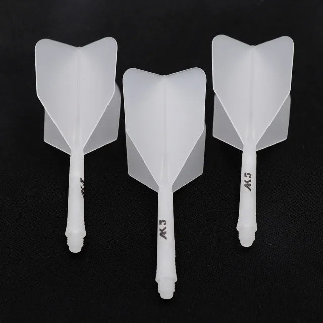 CUESOUL ROST AK5 Integrated Dart Shaft & Flight - Big Wing Shape - Short - Ice White