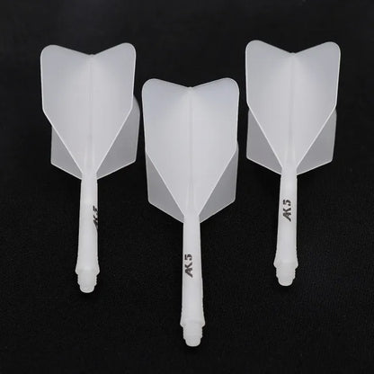 CUESOUL ROST AK5 Integrated Dart Shaft & Flight - Big Wing Shape - Long - Ice White