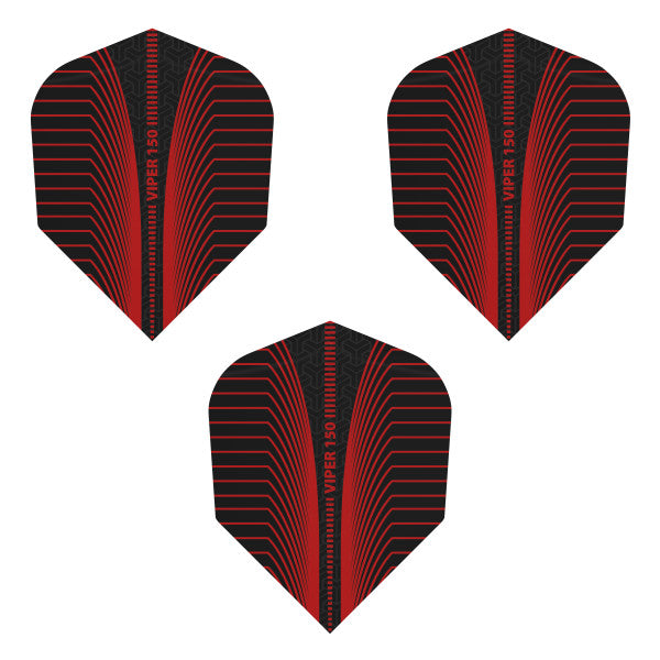 Viper V-150 Dart Flights Standard Red/Black