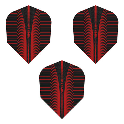 Viper V-150 Dart Flights Standard Red/Black