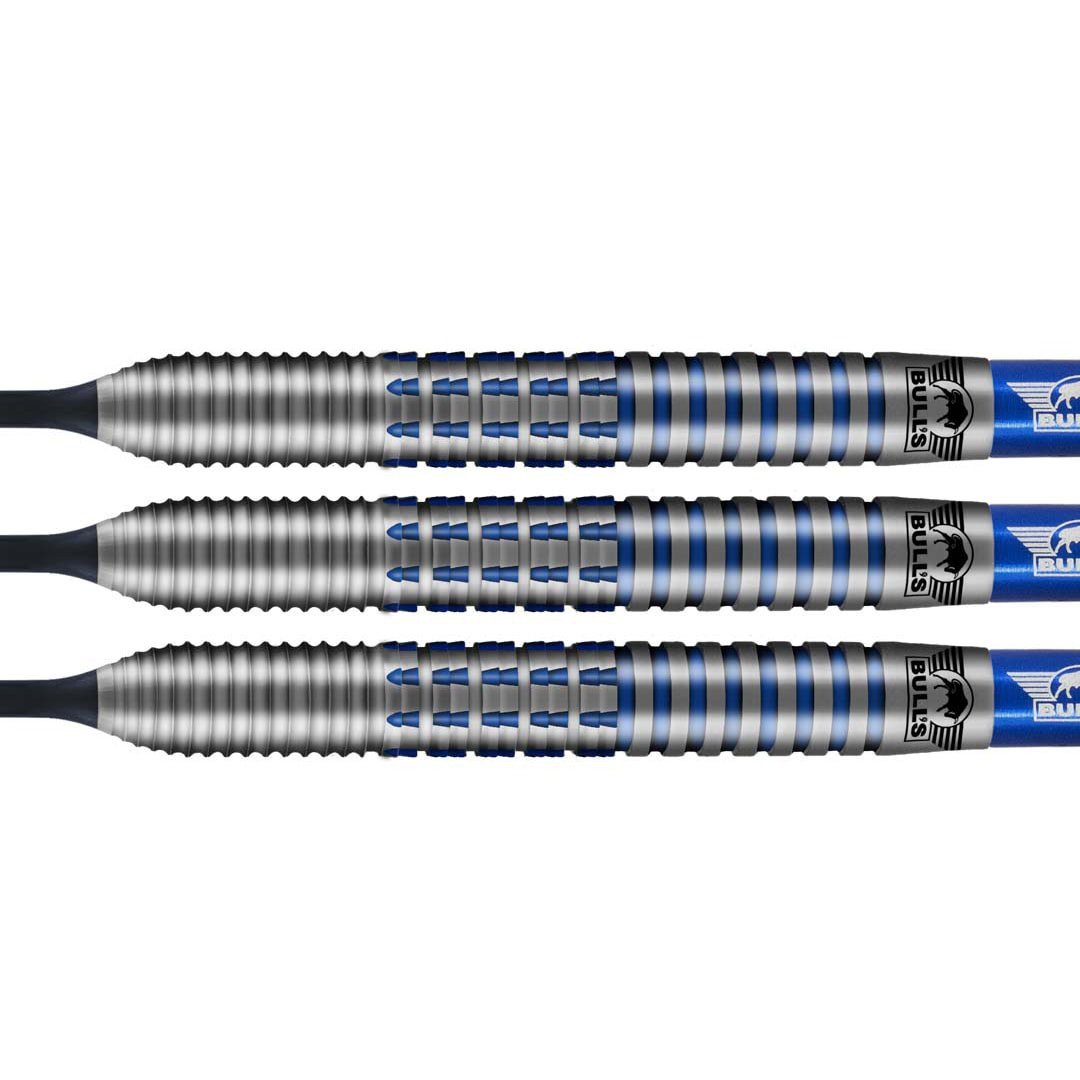 Bull's NL Blue Pegasus A 95% Tungsten 18 gram Soft Tip Dart Set