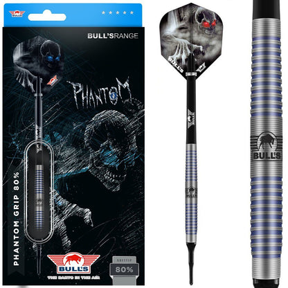 Bull's NL Phantom Grip 80% Tungsten 18 gram Soft Tip Dart Set