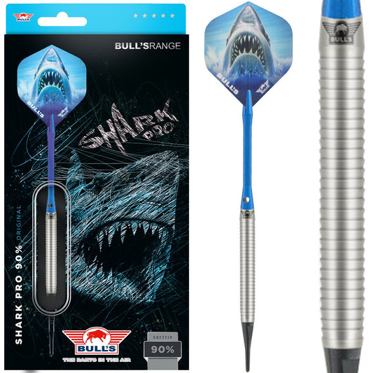 Bull's NL Shark Pro 90% Tungsten 18 gram Soft Tip Dart Set