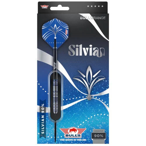 Bull's NL Silvian 90% Tungsten 23 gram Steel Tip Dart Set