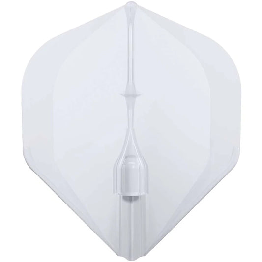 L-Style EZ Dart Flights - L1 Standard Clear White