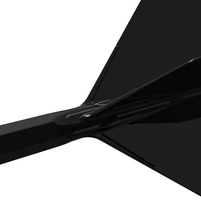 CUESOUL ROST 77 Integrated Dart Shaft & Flight - Big Wing Shape - Long - Black