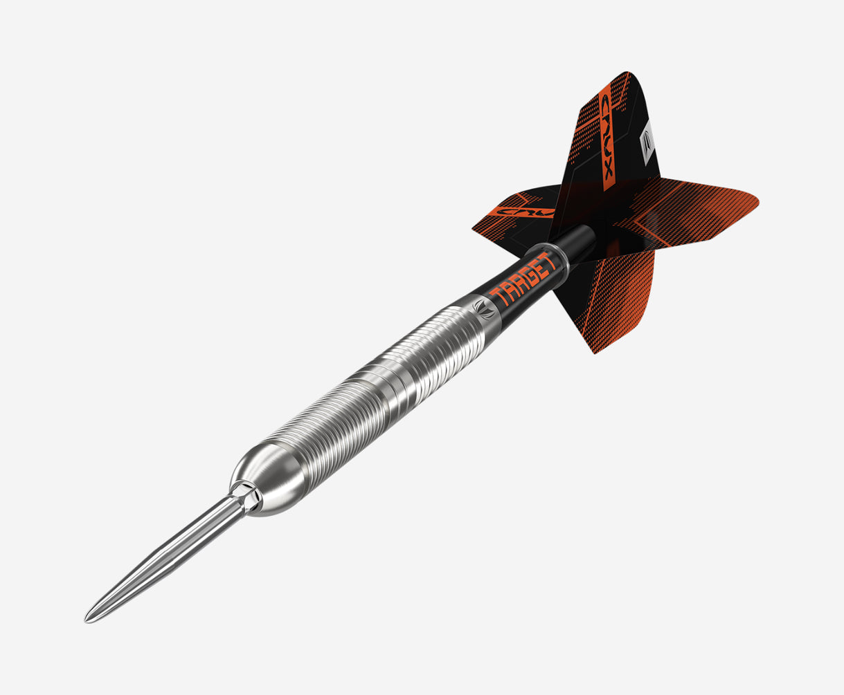 Target CRUX 01 Swiss Point Steel Tip Darts 90% Tungsten 23g