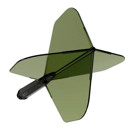 CUESOUL ROST 77 Integrated Dart Shaft & Flight - Big Standard Shape - Long - Transparent Dark Green