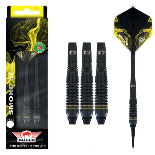 Bull's NL Smoke Gold 80% Tungsten 18 gram Soft Tip Dart Set