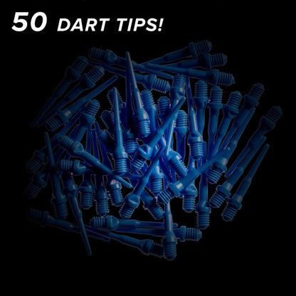 Viper Tufflex Tips II 2BA 50Ct Soft Dart Tips - Blue