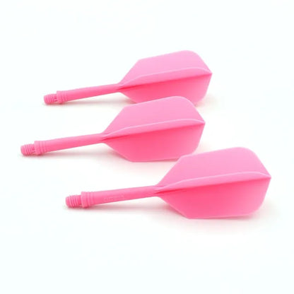 CUESOUL ROST AK5 Integrated Dart Shaft & Flight - Slim Shape - Medium - Pink