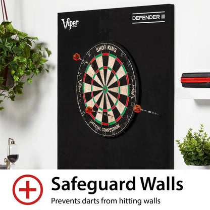 Viper Wall Defender III Dartboard Surround - Black