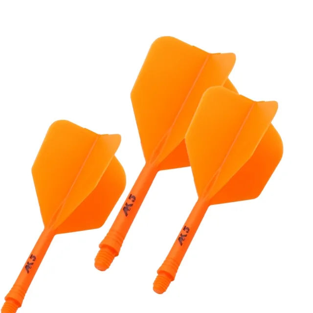 CUESOUL ROST AK5 Integrated Dart Shaft & Flight - Big Wing Shape - Medium - Orange