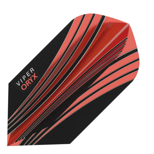 Viper V-100 Flights Oryx Slim Red/Black Dart Flights