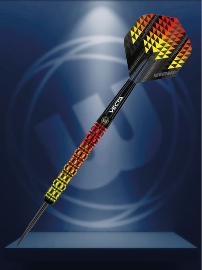 Winmau Firestorm Flame Steel Tip Dart Set 26 gram 90% Tungsten alloy