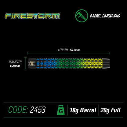 Firestorm 18 gram barrel/20 gram full 90% Tungsten alloy SOFT TIP