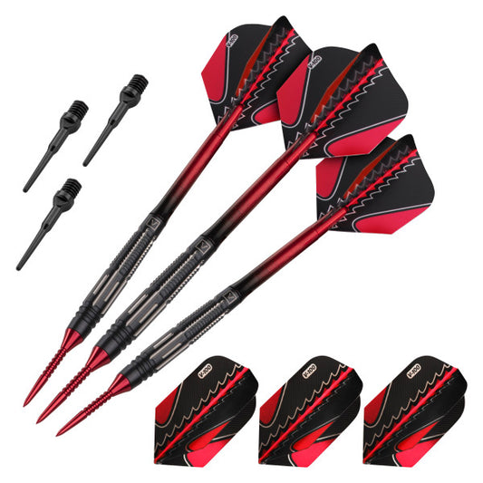 Viper Black Flux 90% Tungsten Steel or Soft Tip Conversion Darts Red 20g