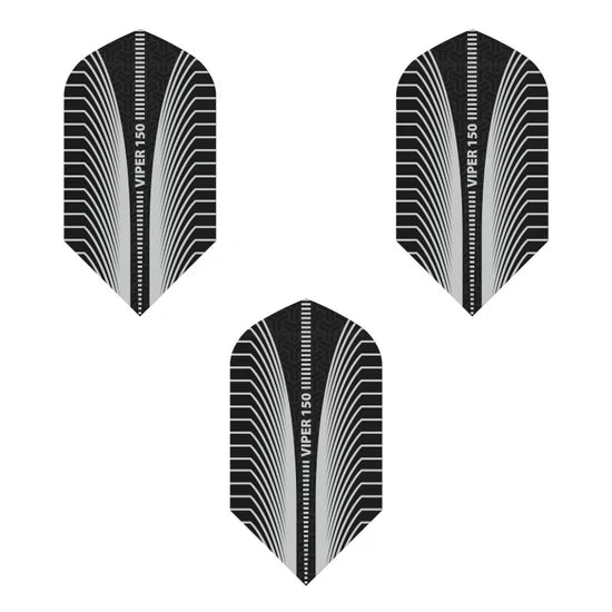 Viper V-150 Flights Slim White Black