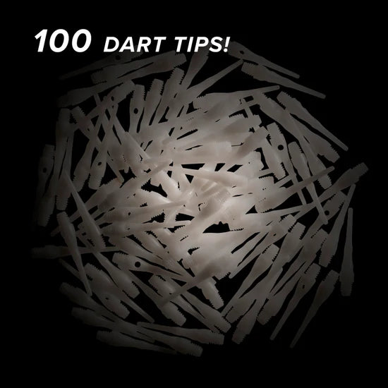 Viper Tufflex Tips III 2BA 100Ct Soft Dart Tips - White