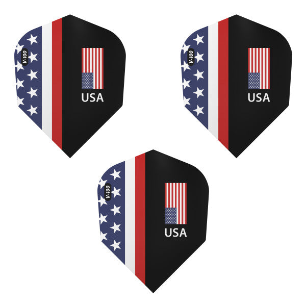 Viper V-100 Dart Flights Standard American Flag USA