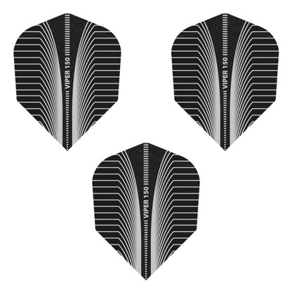 Viper V-150 Dart Flights Standard White/Black