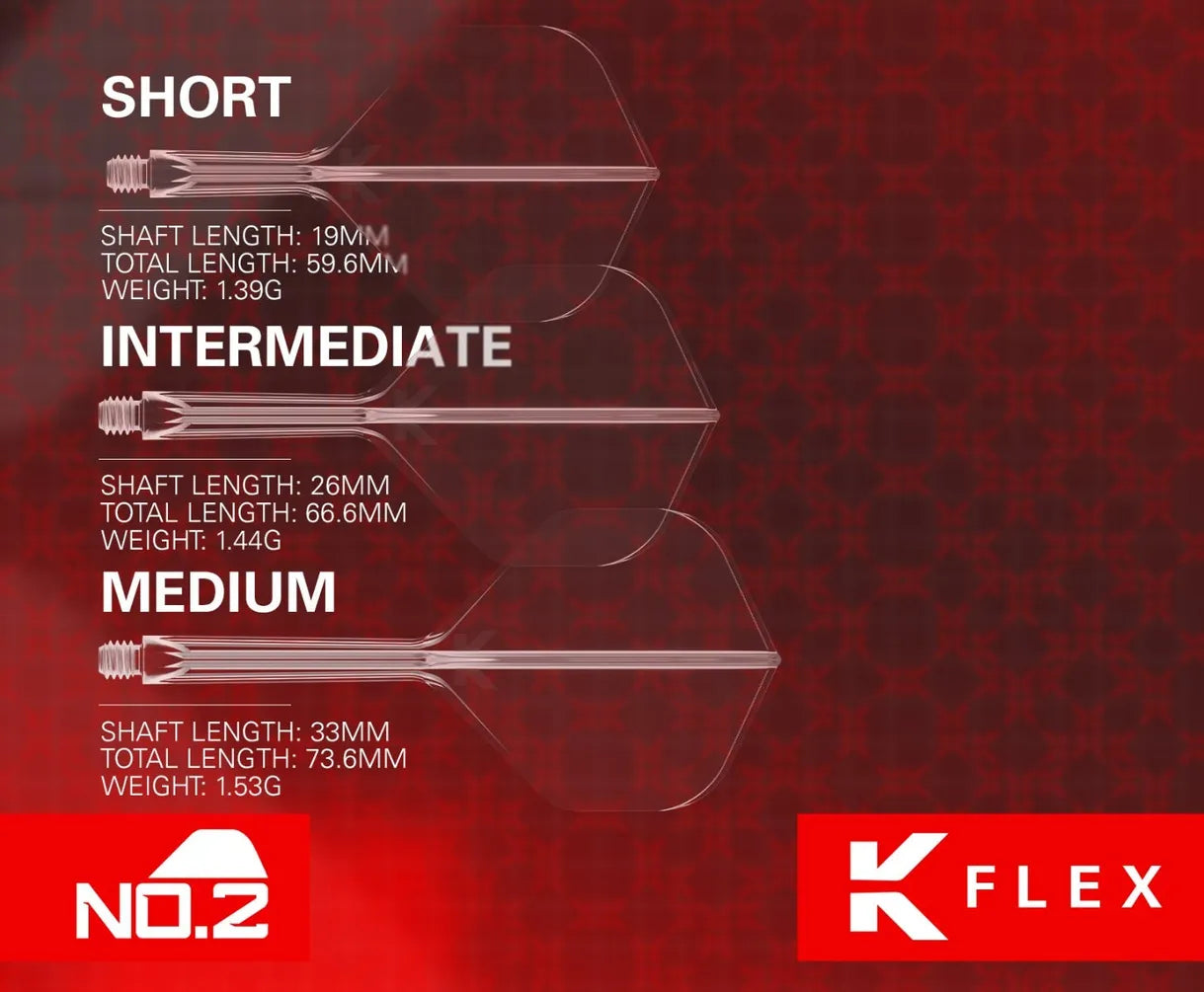 Target K-Flex Flight System No. 2 Intermediate Neon Orange