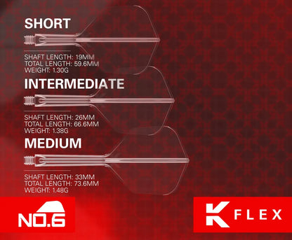 Target K-Flex Flight System No. 6 Short Red