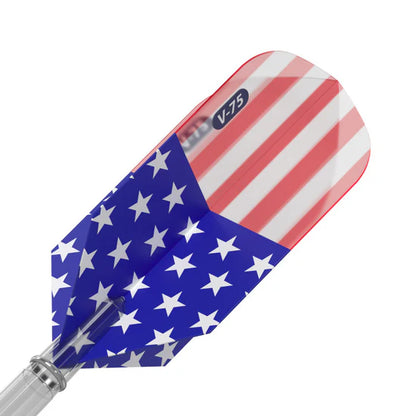 Viper V-75 Dart Flights Slim American Flag Translucent Classic