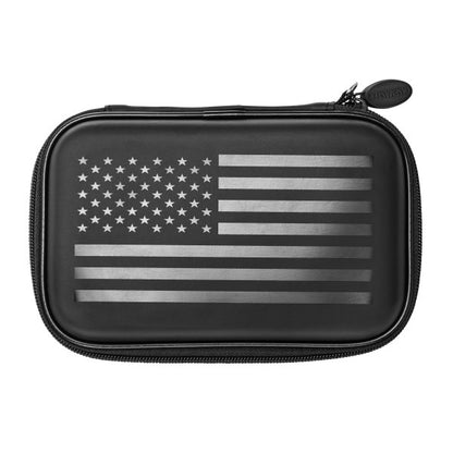 Casemaster Sentinel Dart Case American Flag Monochrome