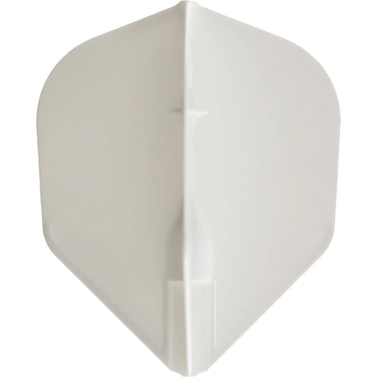 L-Style EZ Dart Flights - L3 Shape White