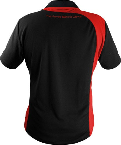 Winmau Wincool 2 Dart Shirt - Black/Red - Quad Extra Large (4XL)