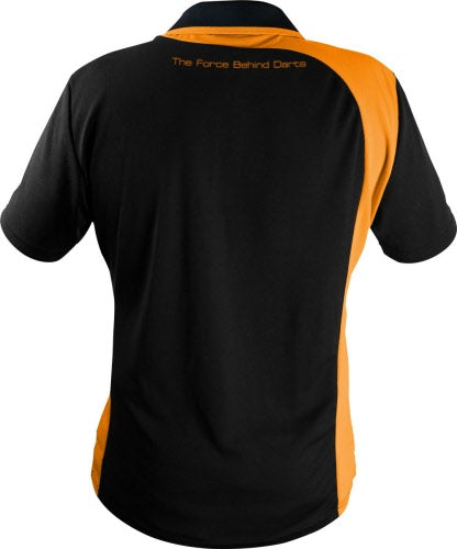 Winmau Wincool 2 Dart Shirt - Black/Orange - Extra Large (XL)