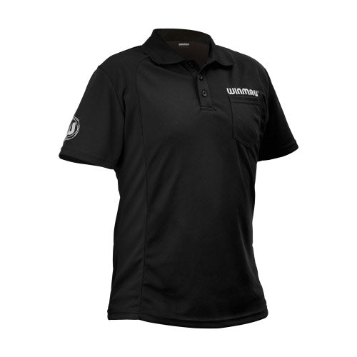 Winmau Wincool 2 Dart Shirt - Black - Quad Extra Large (4XL)