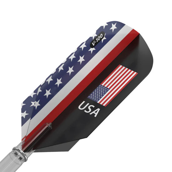 Viper V-100 Dart Flights Slim American Flag USA