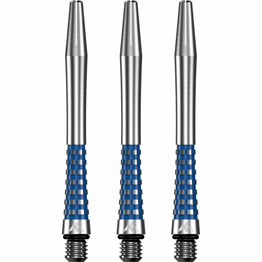 Mission Atom13 Aluminum Shafts - Natural Metal Stems  - Blue - Medium