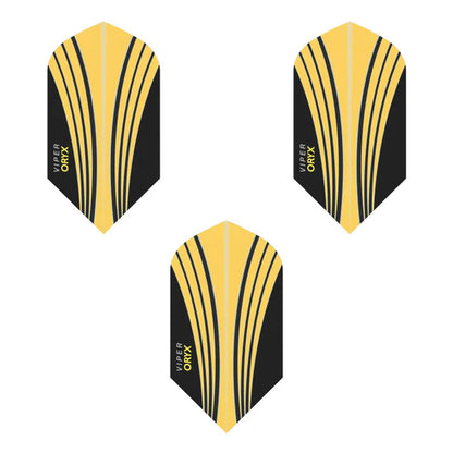 Viper V-100 Flights Oryx Slim Yellow/Black Dart Flights