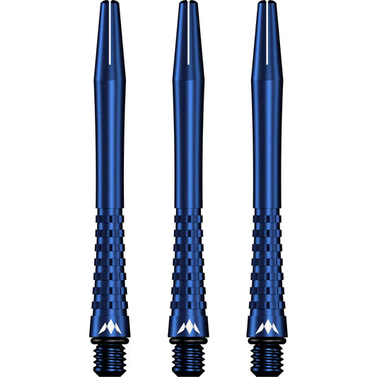 Mission Atom13 Aluminum Shafts - Anodized Metal Stems  - Blue - Medium