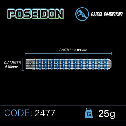 Poseidon 25 gram 90% Tungsten alloy