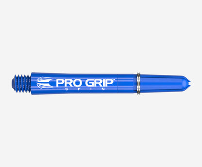 Target Pro Grip Nylon Spinning Dart Shafts Medium Blue (3 Sets)