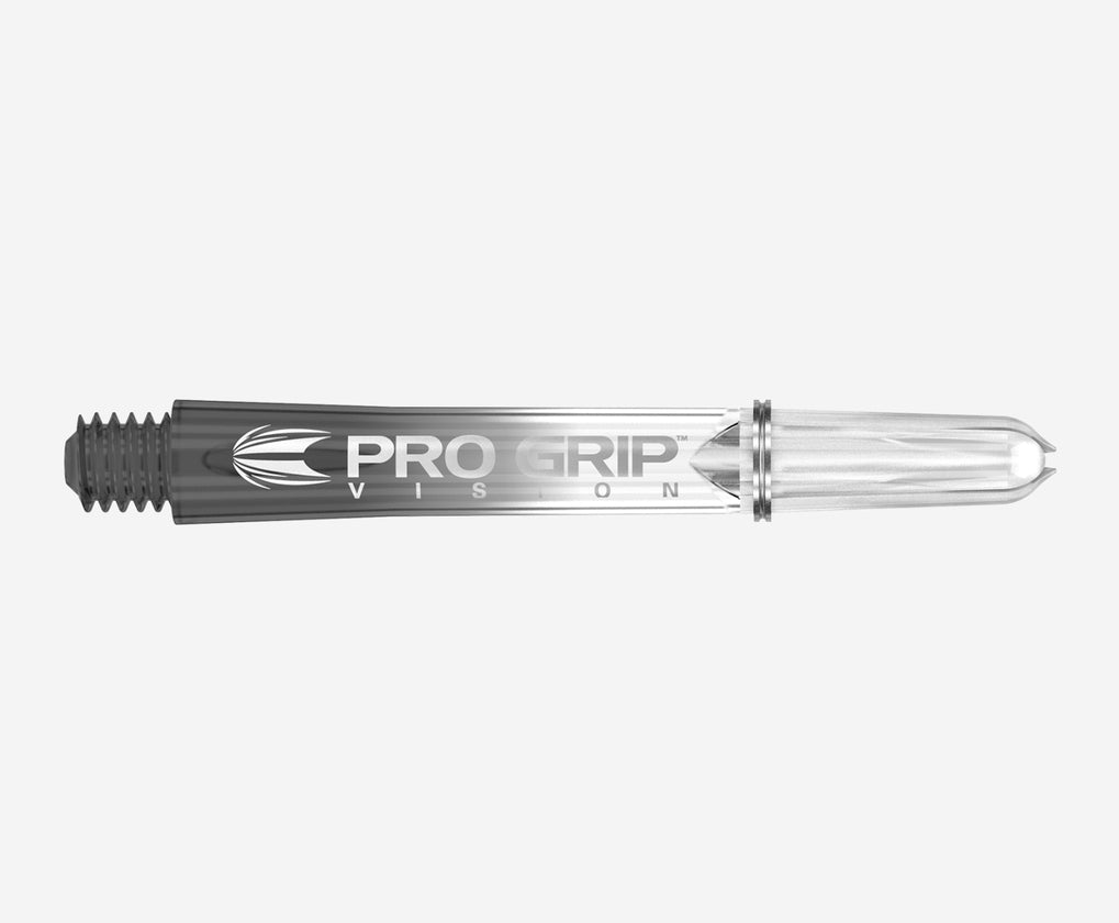 Target Pro Grip Vision Dart Shafts Short Clear Black (3 Sets)