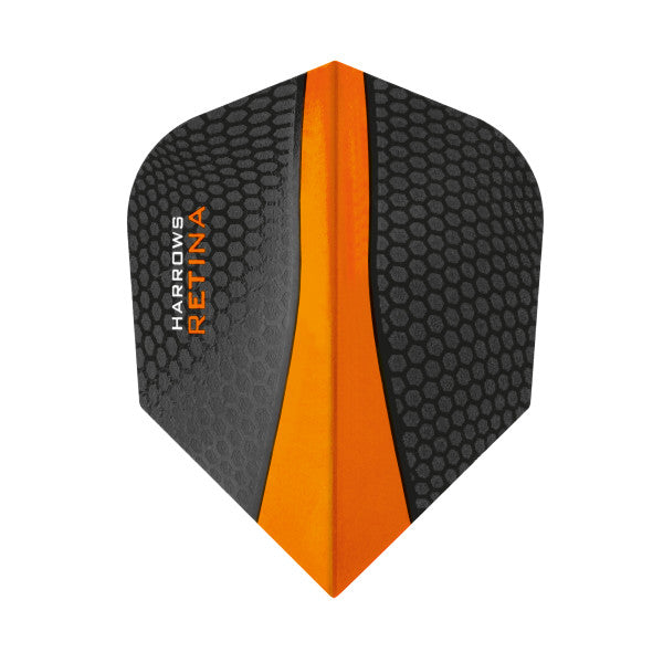 Harrows x Viper Retina Standard Flight Orange Dart Flights