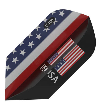 Viper V-100 Dart Flights Slim American Flag USA