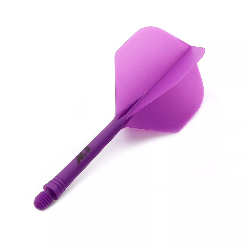 CUESOUL ROST AK5 Integrated Dart Shaft & Flight - Standard Shape - Short - Purple