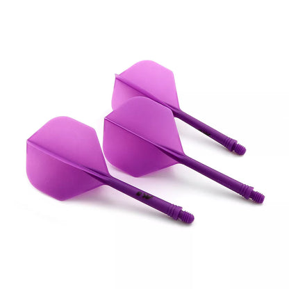 CUESOUL ROST AK5 Integrated Dart Shaft & Flight - Standard Shape - Long - Purple