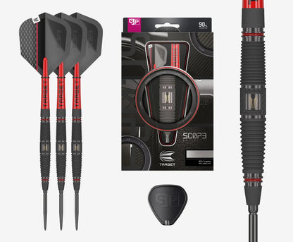 Target SCOPE 04 Swiss Point Steel Tip Darts 90% Tungsten 24g