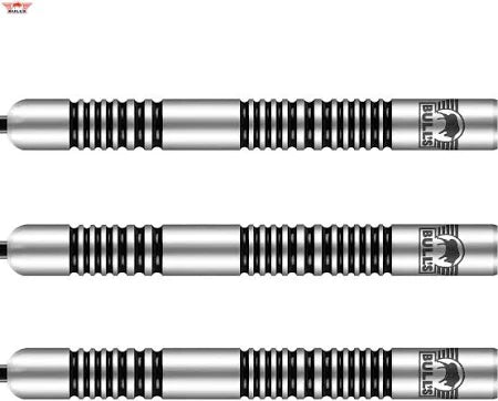 Bull's NL Lightning White 90% Tungsten 25 gram Steel Tip Dart Set