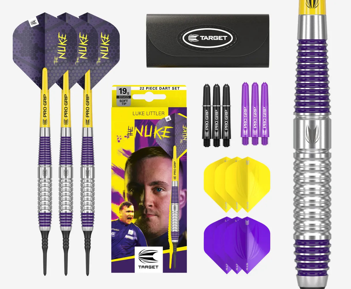 Target Luke Littler Brass Soft Tip Darts 19g