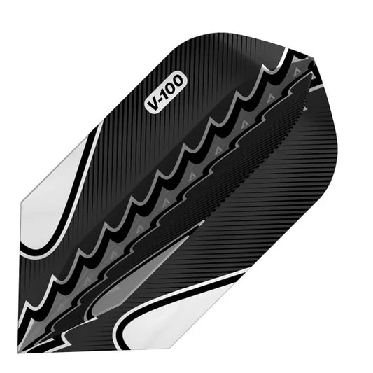 Viper Black Flux Dart Flights Slim Black/Silver