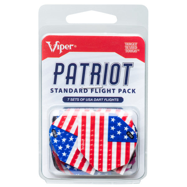 Viper Patriot Pack Dart Flights Assorted Weight Variety Pack Standard American Flag