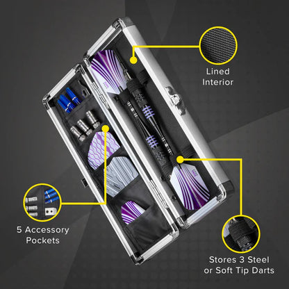 Casemaster Accolade Aluminum Dart Case